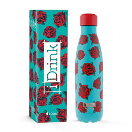 i-Drink ID0079 Tatoo Roses Water Bottle | I-drink