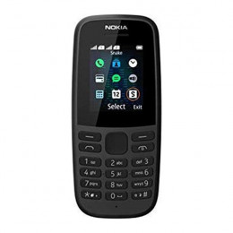 NOKIA 105 Kινητό Τηλέφωνο με Διπλή SIM, Μαύρο | Nokia