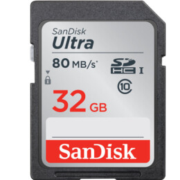 SANDISK 32GB Ultra UHS-I SDHC Memory Card (Class 10) | Sandisk