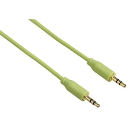 HAMA 135782 Cable 3.5 Jack Flexi 0.75cm, Green | Hama