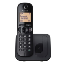 PANASONIC (KX-TGC210EB) Digital Cordless Phone with Nuisance Call Block, Black | Panasonic