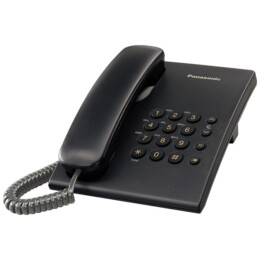 PANASONIC (KX-TS500EXB) Corded Telephone, Black | Panasonic