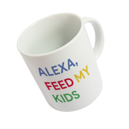 FISURA HM1258 Alexa Feed My Kids Cup, White | Oblio