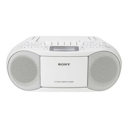 SONY CFDS70W.CED Portable Radio with CD, White | Sony