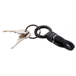PURO CKFMICROBLK Micro USB with Key-Chain, Black | Puro