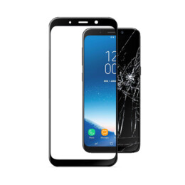 CELLULAR Second Glass Capsule Tempered Glass with Frame for Α8 (2018) | Cellular-line