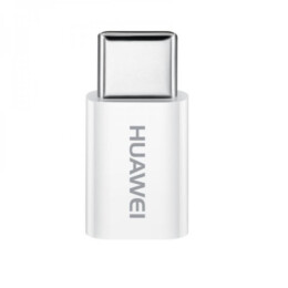 HUAWEI AP52 Smartphone Charger Micro USB to USB Type-C Adapter Converter, White | Huawei