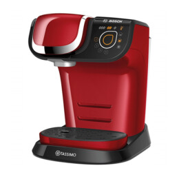 BOSCH (TAS6003) Tassimo MYWAY Capsule Coffee Machine, Red | Bosch