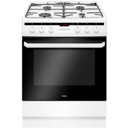AMICA 6018GE2.3 Free-Standing Gas Electric Cooker, White | Amica
