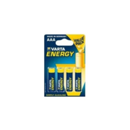VARTA Alkaline Batteries AAA, 4 Pieces | Varta